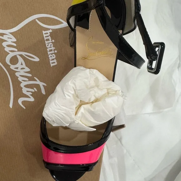 Colorful Women's Platform Heels - Picture 2 of 7